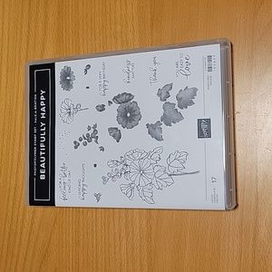 Stampin Up Beautifully Happy photopolymer stamp set